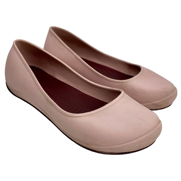 CROCS Shoes - Crocs Tone Julia women's Size 10  light pink ballet flat casual shoes